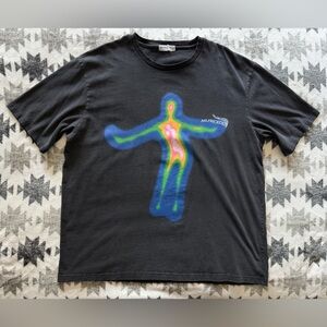 Aelfric Eden Black Tee with Colorful Figure